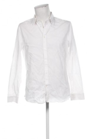 Мъжка риза H&M, Размер L, Цвят Бял, Цена 15,00 €