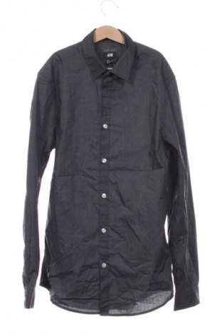 Мъжка риза H&M, Размер S, Цвят Сив, Цена 15,33 €