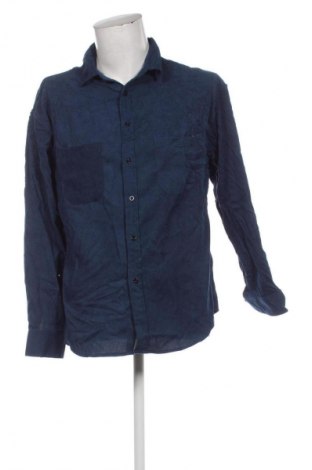 Ανδρικό πουκάμισο Manfinity, Μέγεθος L, Χρώμα Μπλέ, Τιμή 7,99 €