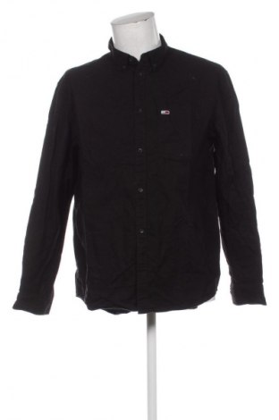 Мъжка риза Tommy Jeans, Размер XL, Цвят Черен, Цена 60,33 €