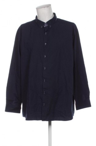 Ανδρικό πουκάμισο Unbranded, Μέγεθος 5XL, Χρώμα Μπλέ, Τιμή 17,99 €