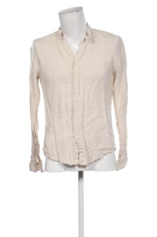 Мъжка риза Zara, Размер M, Цвят Бежов, Цена 17,00 €