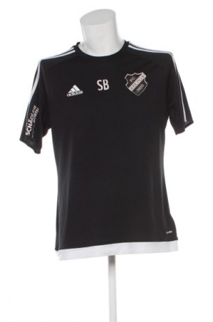 Herren T-Shirt Adidas, Größe L, Farbe Schwarz, Preis € 18,99