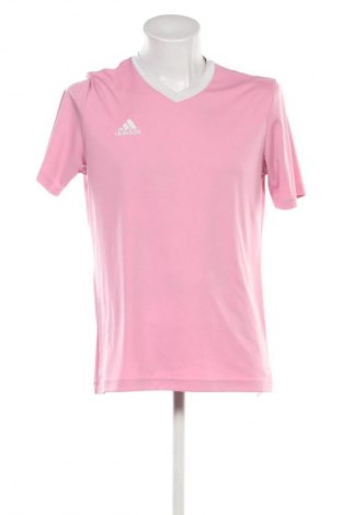Męski T-shirt Adidas, Rozmiar L, Kolor Różowy, Cena 75,02 zł