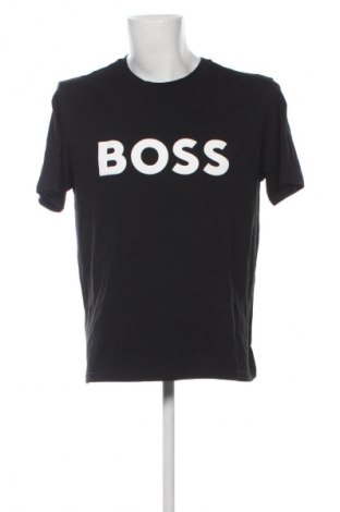 Męski T-shirt Hugo Boss, Rozmiar XL, Kolor Czarny, Cena 162,04 zł