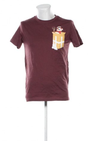 Męski T-shirt Jack & Jones, Rozmiar M, Kolor Czerwony, Cena 37,51 zł