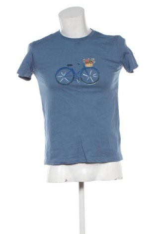 Męski T-shirt Jake*s, Rozmiar M, Kolor Niebieski, Cena 77,09 zł