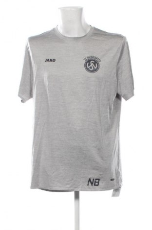 Ανδρικό t-shirt Jako, Μέγεθος XXL, Χρώμα Γκρί, Τιμή 7,99 €