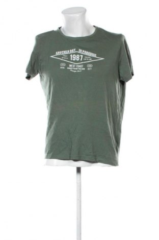 Męski T-shirt Livergy, Rozmiar L, Kolor Zielony, Cena 52,42 zł