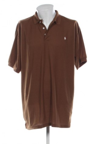 Ανδρικό t-shirt Polo Sport, Μέγεθος 4XL, Χρώμα Καφέ, Τιμή 31,99 €