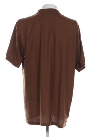 Ανδρικό t-shirt Polo Sport, Μέγεθος 4XL, Χρώμα Καφέ, Τιμή 31,99 €