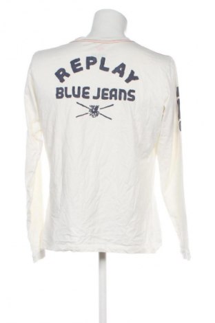 Męski T-shirt Replay, Rozmiar XXL, Kolor Biały, Cena 112,53 zł
