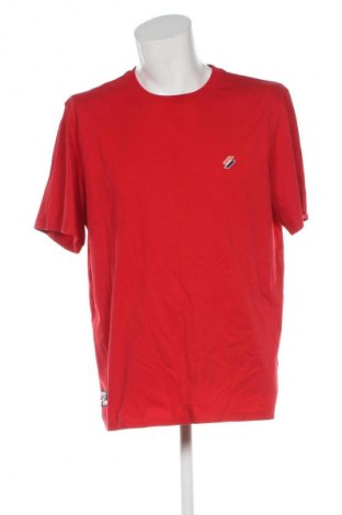 Męski T-shirt Superdry, Rozmiar XL, Kolor Czerwony, Cena 49,34 zł