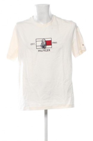 Tricou de bărbați Tommy Hilfiger, Mărime XL, Culoare Ecru, Preț 348,99 Lei