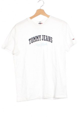 Męski T-shirt Tommy Jeans, Rozmiar XS, Kolor Biały, Cena 158,99 zł