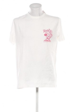 Tricou de bărbați Tommy Jeans, Mărime M, Culoare Alb, Preț 265,99 Lei