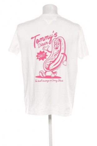 Tricou de bărbați Tommy Jeans, Mărime M, Culoare Alb, Preț 265,99 Lei