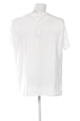Męski T-shirt Tommy Jeans, Rozmiar XXL, Kolor Biały, Cena 220,99 zł