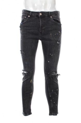 Męskie jeansy Bershka, Rozmiar M, Kolor Czarny, Cena 107,17 zł