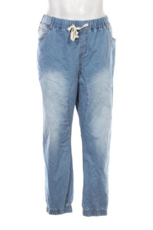 Męskie jeansy Manfinity, Rozmiar XXL, Kolor Niebieski, Cena 133,96 zł