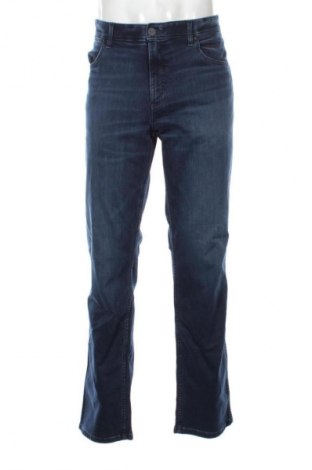 Męskie jeansy Wrangler, Rozmiar XL, Kolor Niebieski, Cena 203,62 zł