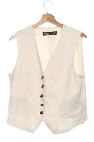 Ανδρικό γιλέκο Zara, Μέγεθος M, Χρώμα Εκρού, Τιμή 13,99 €