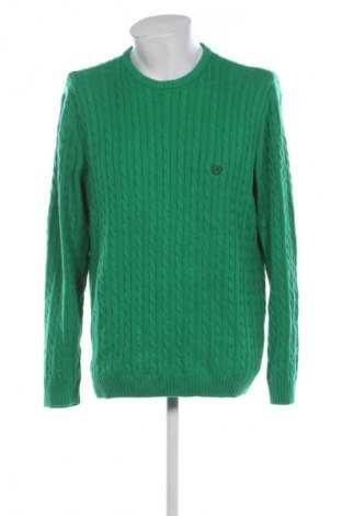 Ανδρικό πουλόβερ Chaps, Μέγεθος L, Χρώμα Πράσινο, Τιμή 21,99 €