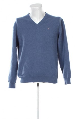 Męski sweter Gant, Rozmiar XL, Kolor Niebieski, Cena 282,66 zł
