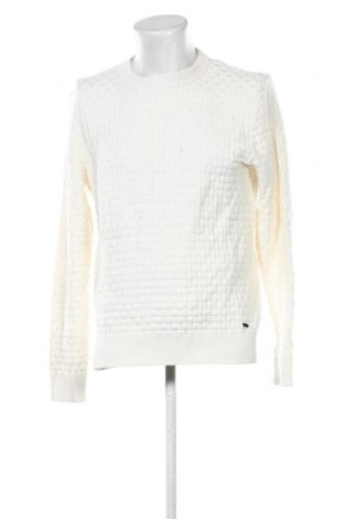 Herrenpullover Hugo Boss, Größe M, Farbe Weiß, Preis € 172,99