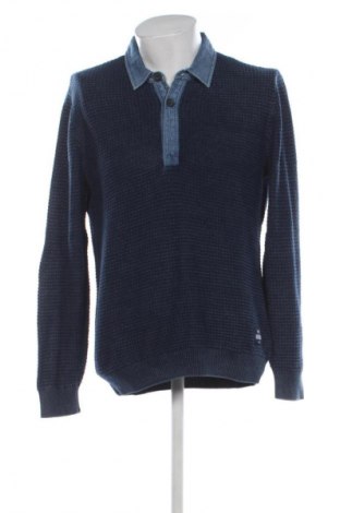 Мъжки пуловер Indigo By Marks & Spencer, Размер L, Цвят Син, Цена 6,13 €