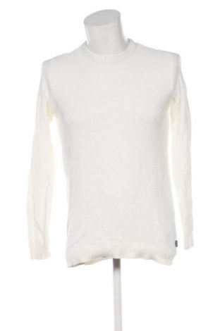 Herrenpullover Jack & Jones, Größe M, Farbe Weiß, Preis € 15,99