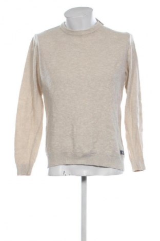 Herrenpullover Jack & Jones, Größe M, Farbe Beige, Preis € 12,99
