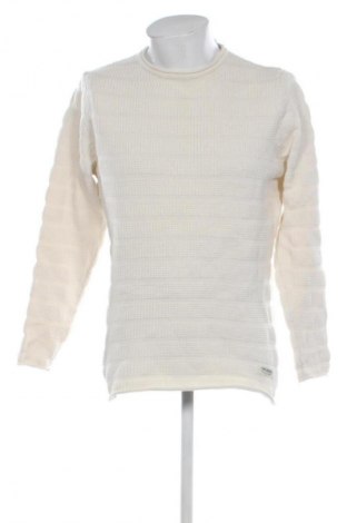 Herrenpullover Originals By Jack & Jones, Größe L, Farbe Ecru, Preis € 9,99