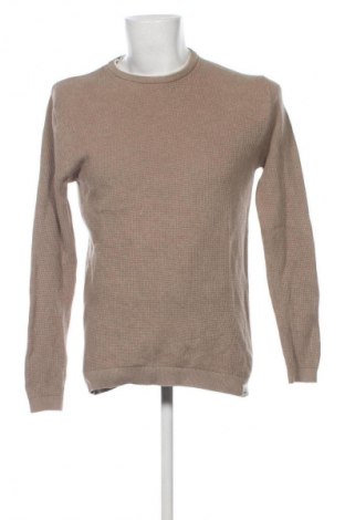 Męski sweter Pull&Bear, Rozmiar L, Kolor Beżowy, Cena 96,45 zł