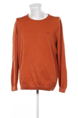 Ανδρικό πουλόβερ S.Oliver, Μέγεθος XL, Χρώμα Πορτοκαλί, Τιμή 29,99 €