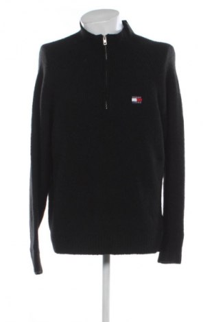 Мъжки пуловер Tommy Jeans, Размер XL, Цвят Черен, Цена 33,23 €