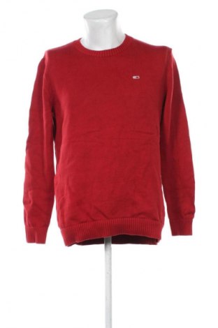 Pulover de bărbați Tommy Jeans, Mărime L, Culoare Roșu, Preț 189,99 Lei