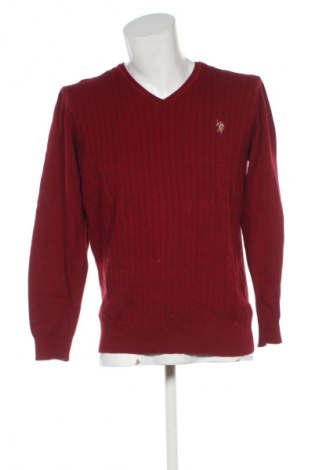 Męski sweter U.S. Polo Assn., Rozmiar XL, Kolor Czerwony, Cena 134,98 zł