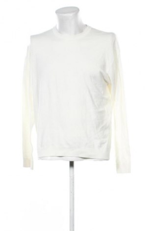 Pulover de bărbați Zara, Mărime L, Culoare Alb, Preț 86,99 Lei