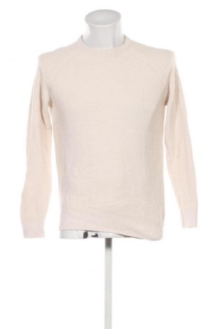 Ανδρικό πουλόβερ Zara, Μέγεθος L, Χρώμα Εκρού, Τιμή 19,99 €