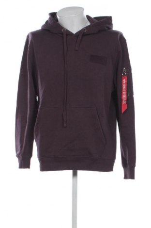 Herren Sweatshirt Alpha Industries, Größe L, Farbe Lila, Preis € 36,99
