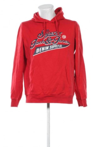 Ανδρικό φούτερ Jack & Jones, Μέγεθος L, Χρώμα Κόκκινο, Τιμή 15,99 €