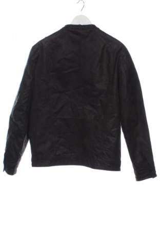 Мъжко кожено яке Angelo Litrico, Размер M, Цвят Черен, Цена 41,92 €