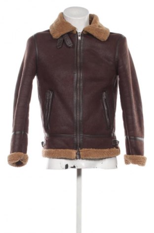 Мъжко кожено яке Angelo Litrico, Размер S, Цвят Кафяв, Цена 25,56 €