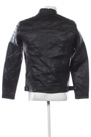 Geacă de piele pentru bărbati Jack & Jones, Mărime M, Culoare Negru, Preț 159,99 Lei