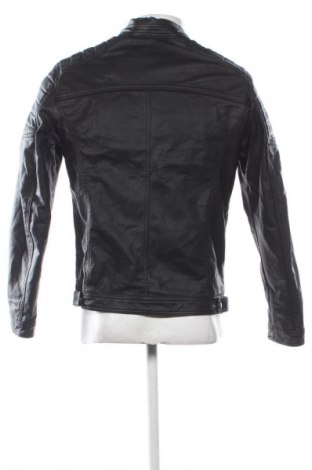 Geacă de piele pentru bărbati Jack & Jones, Mărime M, Culoare Negru, Preț 156,99 Lei