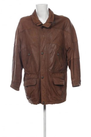 Męska skórzana kurtka Unbranded, Rozmiar XL, Kolor Pomarańczowy, Cena 292,94 zł