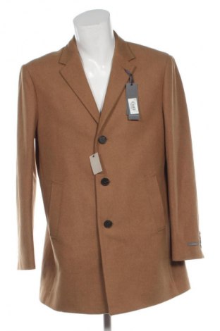 Męski płaszcz Tu, Rozmiar L, Kolor Brązowy, Cena 340,22 zł