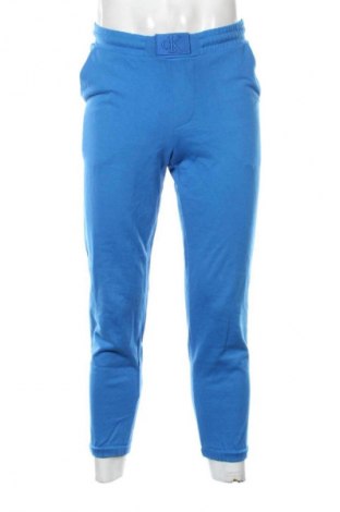 Męskie spodnie sportowe Calvin Klein, Rozmiar S, Kolor Niebieski, Cena 205,57 zł
