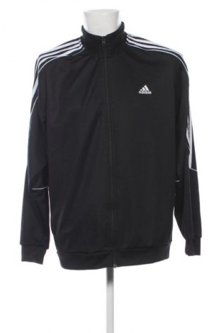 Ανδρική αθλητική ζακέτα Adidas, Μέγεθος XL, Χρώμα Μαύρο, Τιμή 26,99 €